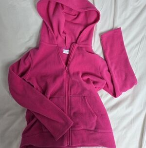 Hot Pink Girl's Fleece Jacket Used